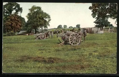 AK Royal Horse Artillery in action