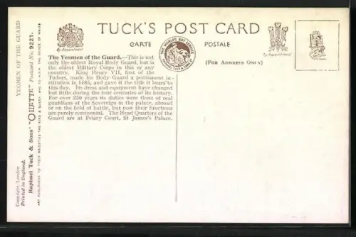 AK The Yeomen of the Guard