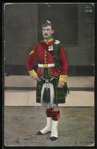 AK Gordon Highlanders, Britischer Sergeant in Uniform