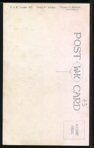 AK Frau denkt an britischen Soldaten