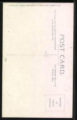 AK Britischer Soldat liest Brief von Frau