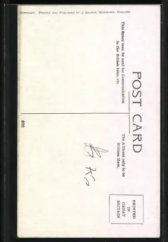 AK Britischer Soldat schreibt Frau einen Brief