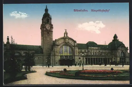 AK Wiesbaden, Hauptbahnhof