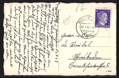 AK Worms a. Rhein, Hauptbahnhof