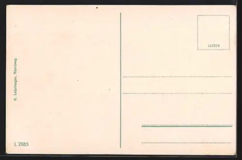 AK Berchtesgaden, Teilansicht mit Watzmann