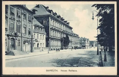 AK Bayreuth, Blick gegen Neues Rathaus