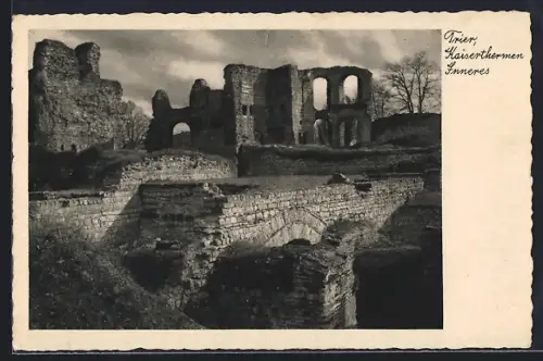 AK Trier, Kaiserthermen, Innenansicht