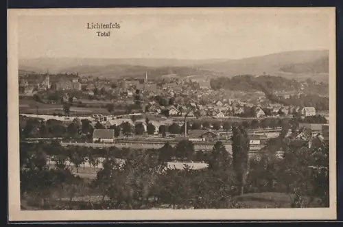 AK Lichtenfels / Main, Panorama-Ansicht mit Umgebung