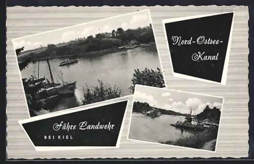 AK Quarnbek, Fähre Landwehr über den Nord-Ostsee-Kanal