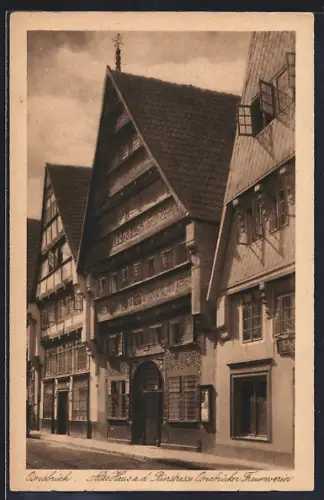 AK Osnabrück, Altes Haus a .d Bierstrasse, Osnabrücker Frauenverein