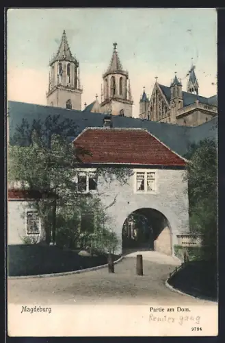 AK Magdeburg, Partie am Dom, Remtergang