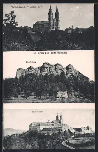 AK Maintal, Schloss Banz, Vierzehnheiligen, Staffelberg