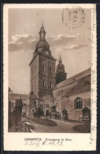 AK Osnabrück, Kreuzgang im Dom
