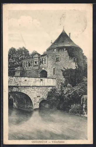 AK Osnabrück, Vitischanze, mit Brücke