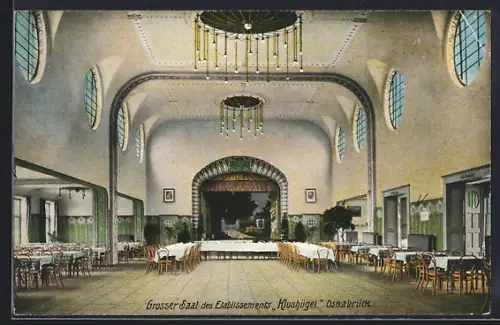 AK Osnabrück, Gasthaus Klushügel, Inh. Fr. Helbrecht