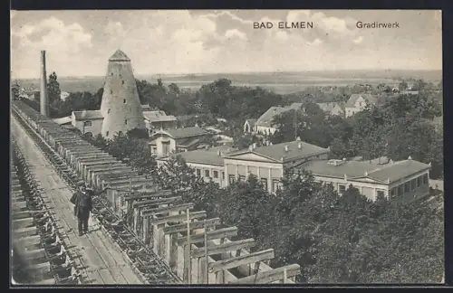 AK Bad Elmen, Auf dem Gradierwerk