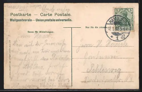 AK Rüdesheim / Rhein, Teilansicht