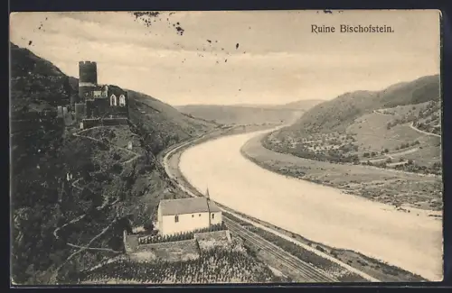 AK Bischofstein / Mosel, Ruine Bischofstein