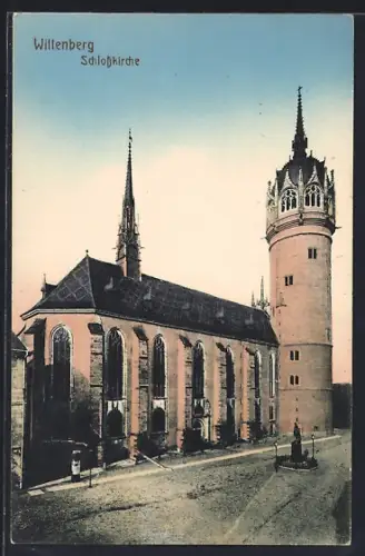 AK Wittenberg / Elbe, Schlosskirche