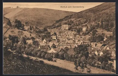 AK Ruhla, Blick vom Dornsenberg