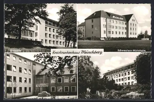 AK Münchberg, Kreiskrankenhaus, Schwestern-Wohnheim, Auffahrt