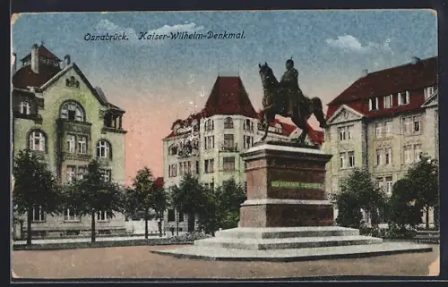 AK Osnabrück, Kaiser-Wilhelm-Denkmal