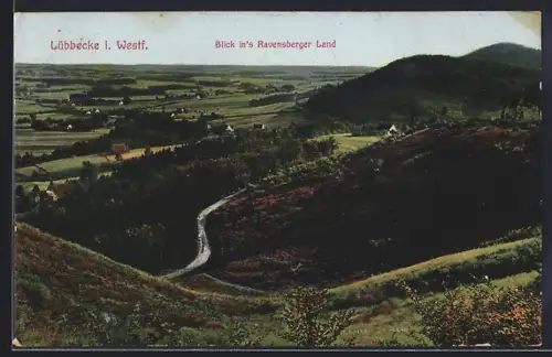 AK Lübbecke i. Westf., Blick ins Ravensberger Land