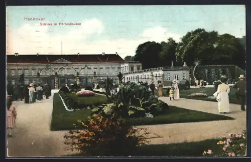 AK Hannover, Schloss in Herrenhausen