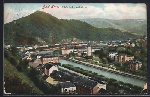 AK Bad Ems, Blick Lahn aufwärts