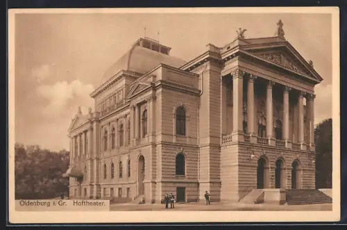 AK Oldenburg / O., Hoftheater