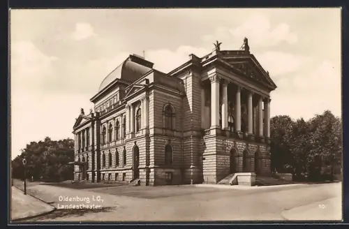 AK Oldenburg i. O., Partie am Landestheater