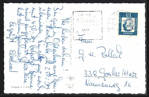 AK Oldenburg i. O., Fliegeraufnahme der Stadt