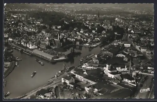 AK Oldenburg / O., Ortspanorama, Fliegeraufnahme