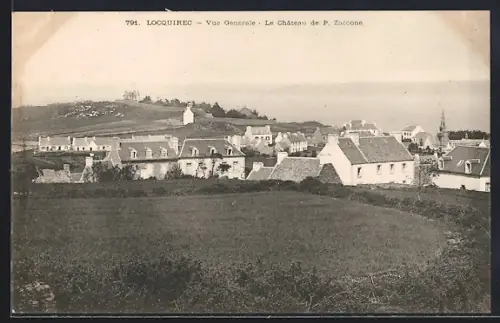 AK Locquirec, Vue générale, Le Château de P. Zaccone