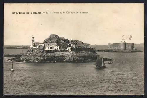 AK Morlaix, L`Île Louet et le Château du Taureau