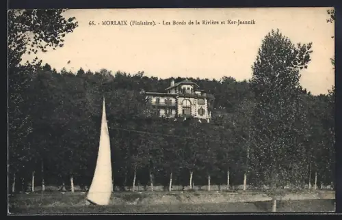 AK Morlaix /Finistère, Les Bords de la Rivière et Ker-Jeannic