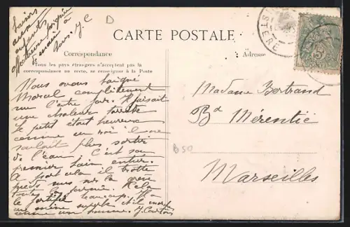 AK Morgat, L`Entrée de la Grande Grotte et un départ pour les grottes