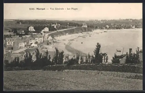 AK Morgat, Vue Générale, Les Plages