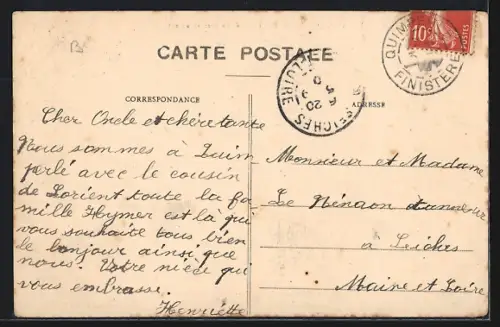 AK Quimperlé, L`entrée du Port en amont