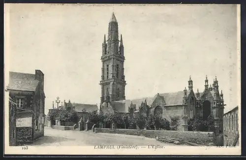 AK Lampaul /Finistère, L`Église