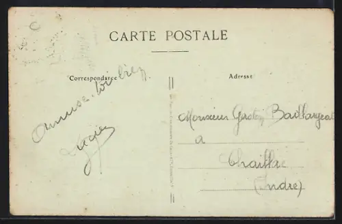 AK Beg-Meil, Vue des Rochers et des bateaux amarrés