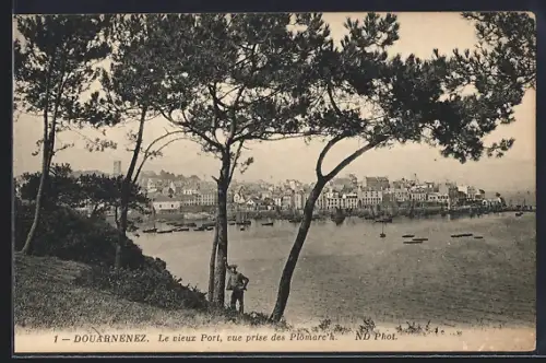 AK Douarnenez, Le vieux Port, vue prise des Plomarc`h