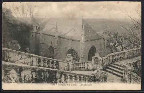 AK Ste-Barbe, Chapelle Ste-Barbe, Les Escaliers
