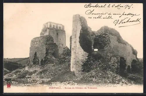 AK Portsall, Ruines du Château de Trémazan