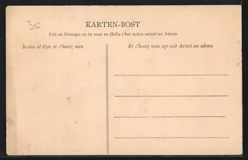 AK Quimper, Jardin de Vieillards avec passants sur le trottoir