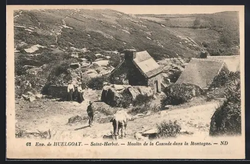 AK Huelgoat /Saint-Herbot, Moulin de la Cascade dans la Montagne