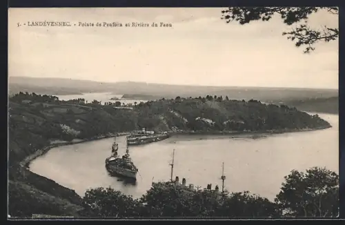 AK Landévennec, Pointe de Penforn et Rivière du Faou