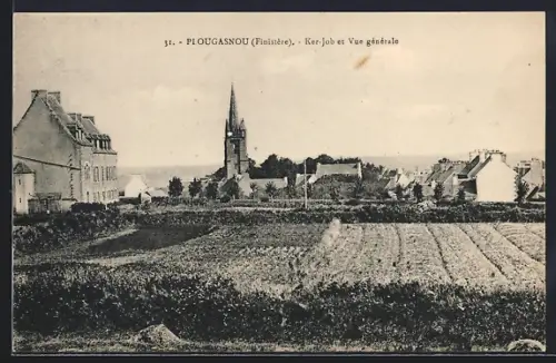 AK Plougasnou /Finistère, Ker-Job et Vue générale