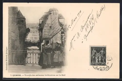 AK Quimper, Tourelle des anciennes fortifications sur le Steïr
