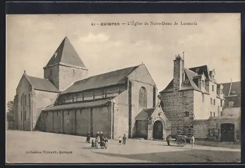 AK Quimper, L`Église de Notre-Dame de Locmaria